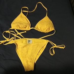 H&M Yellow Bikini - Sz 6
